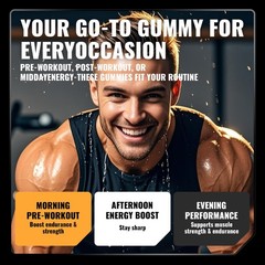 Creatine Monohydrate Gummies, NSF Certified, 5g Dose for Men & Women to Suppo…