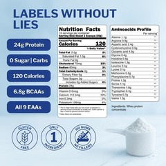 Grass Fed Whey Protein Powder Concentrate – 1 Ingredient – Pure Protein Suppl…