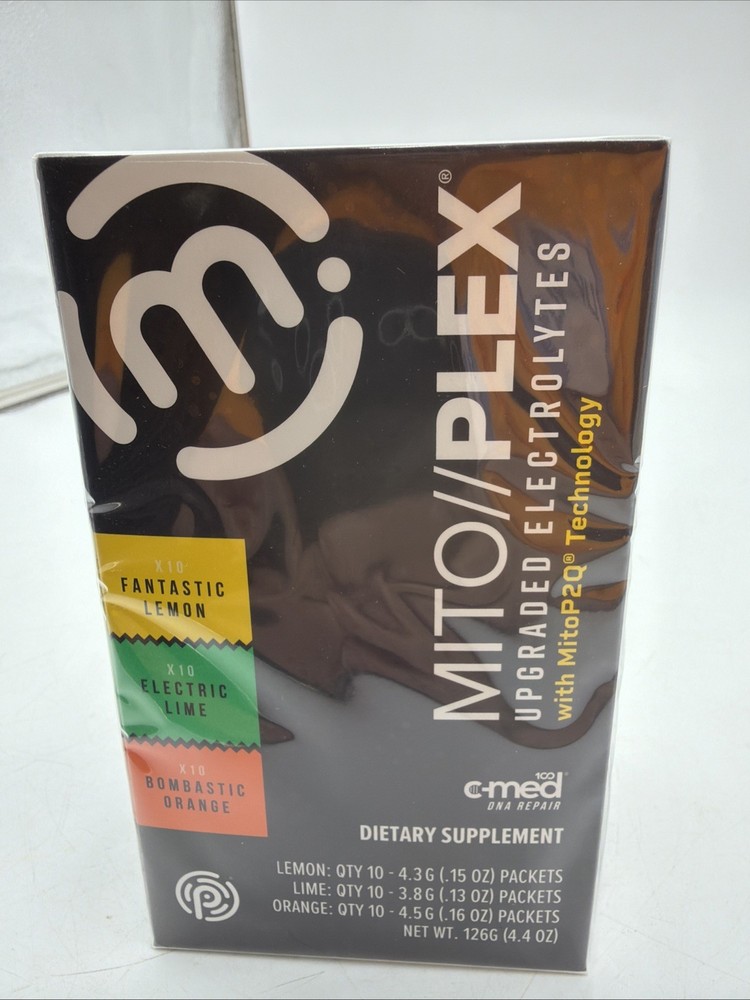 Pruvit Flavored Mito Plex Dietary Supplement Lemon Lime Orange 30 Pack 05/22 Exp