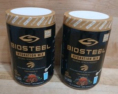 2 PACK: BIOSTEEL «FRUITROPOLIS» HYDRATION MIX 45 SERVINGS NSF ELECTROLYTES 11oz