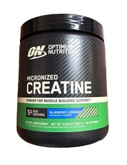 Optimum Nutrition Micronized Creatine Powder, Blueberry Lemonade Exp: 04/2028+
