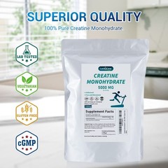 Pure Creatine Monohydrate 2.2lbs – Powder Micronized 200 Servings 5g Per Serving