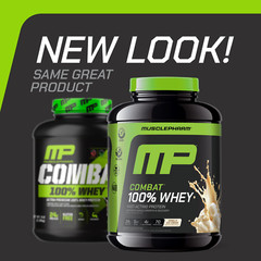 MusclePharm Combat 100% Whey Protein Powder – 5 lb, 70 Servings, Vanilla