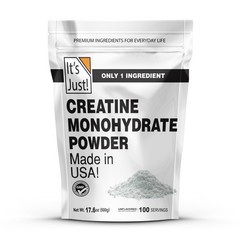 Pure Creatine Monohydrate Powder – 5g/Serving, Unflavored, 500g, Lab Tested, No