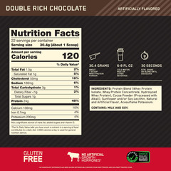 Optimum Nutrition, Gold Standard 100% Whey Protein Powder 1.5lb