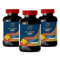 Pure Herb – ST. JOHN’S WORT EXTRACT – Stress Help – 3 Bottles 180Ct