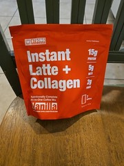 Strong Coffee Co. Vanilla Instant Latte | Organic Coffee with Collan