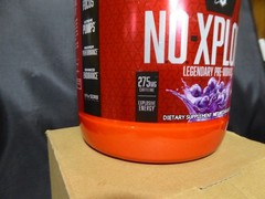 BSN N.O.-XPLODE Pre-Workout Grape Supplement – 60Servings