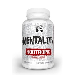 5% Nutrition Rich Piana | Mentality 60 Capsules NOOTROPIC BLEND Legendary Series