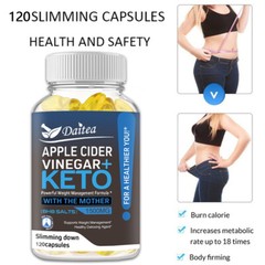 Keto Slim 1500 Mg Apple Cider Vinegar ACV Weight Loss Capsules 30 To120Capsules