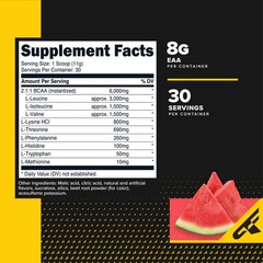 PrimaForce EAA Powder 30 Servings (Watermelon) – Essential Amino Acids