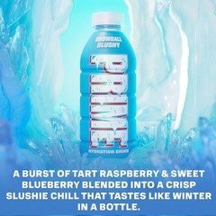 PRIME Hydration, Sports Drinks, Snowball Slushy 16.9 Fl Oz, 12 Pack