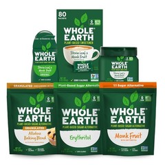 Whole Earth Stevia & Monk Fruit Liquid Sweetener, 1.62 Fl Oz (Pack of 12)