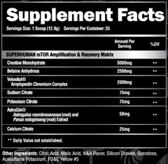 Alpha Lion Super Human Post Workout Recovery Creatine 25 Servings 3 Flavors New