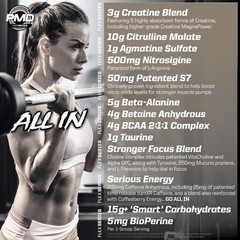 Pump Fuel ALL IN Insanity Ultimate Muscle Pump Supplement & Pre Workout Powder