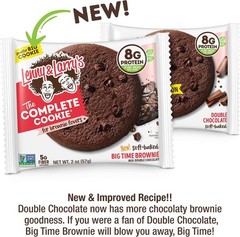 Lenny & Larry’s Protein Cookie, 2 Ounce (Pack of 12), Double Chocolate Chip