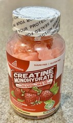 Creatine Strawberry Gummies Creatine 90 Gummies Dietary Supplement New 11/26