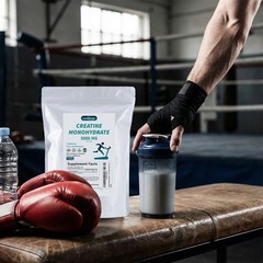 Creatine Monohydrate 100% Pure Powder 1000g (2.2 lb) Micronized 5g 200 Servings