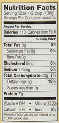 Organic Black Beans, No Salt Added, Source of Plant Based Protein and Fiber, Low