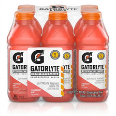 Gatorade Rapid Rehydration Strawberry Kiwi 20oz 6 Pack Electrolyte Drink