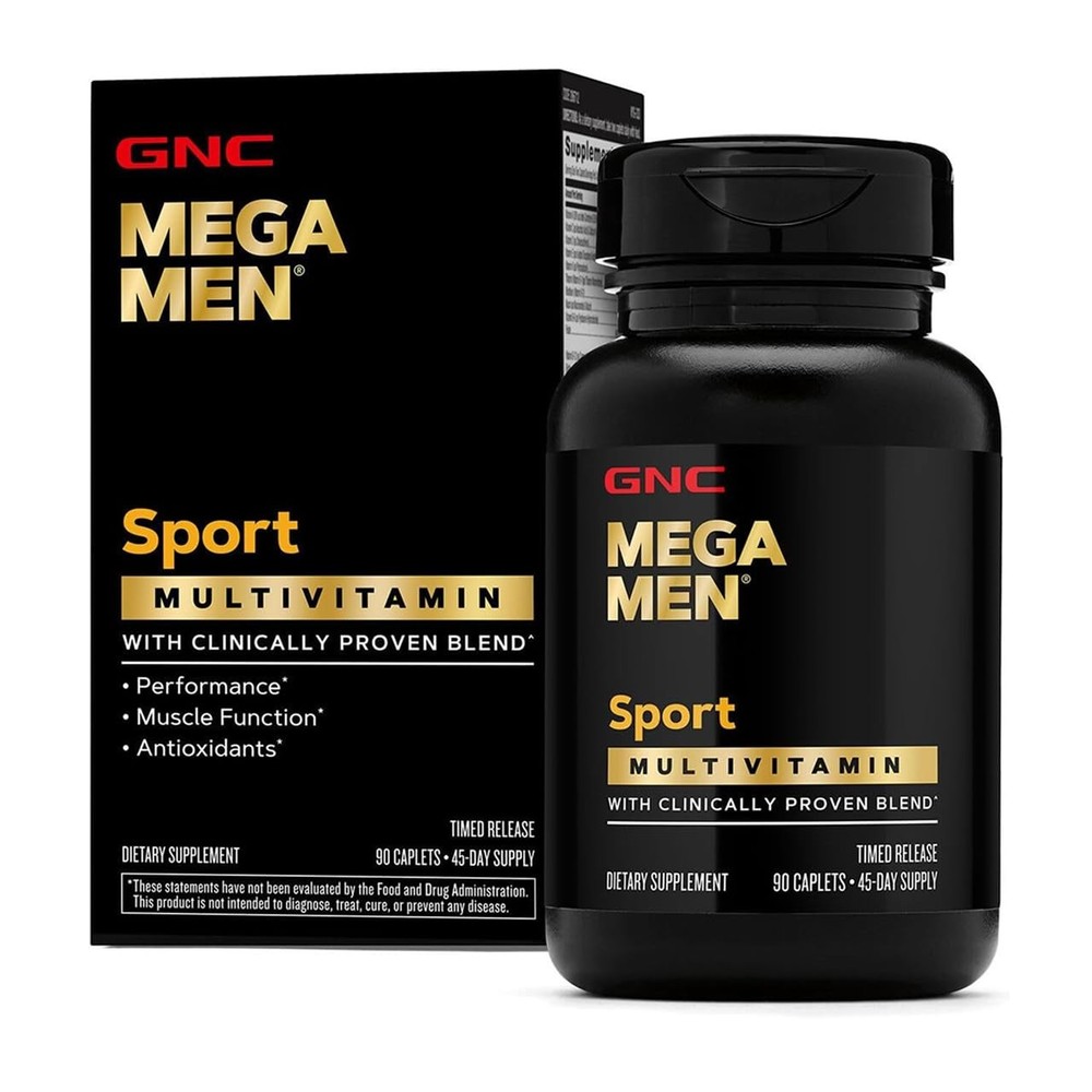 GNC Mega Men Sport Multivitamin for | Performance, 90 Count (Pack of 1)