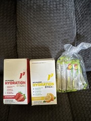 3 – (20 Sticks Each) 1st Phorm Hydration Sticks Lemonade, Strawberry And Citrus