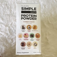Clean Simple Eats Protein Powder Variety Pack 10 Stick Packs Whey 11.9oz