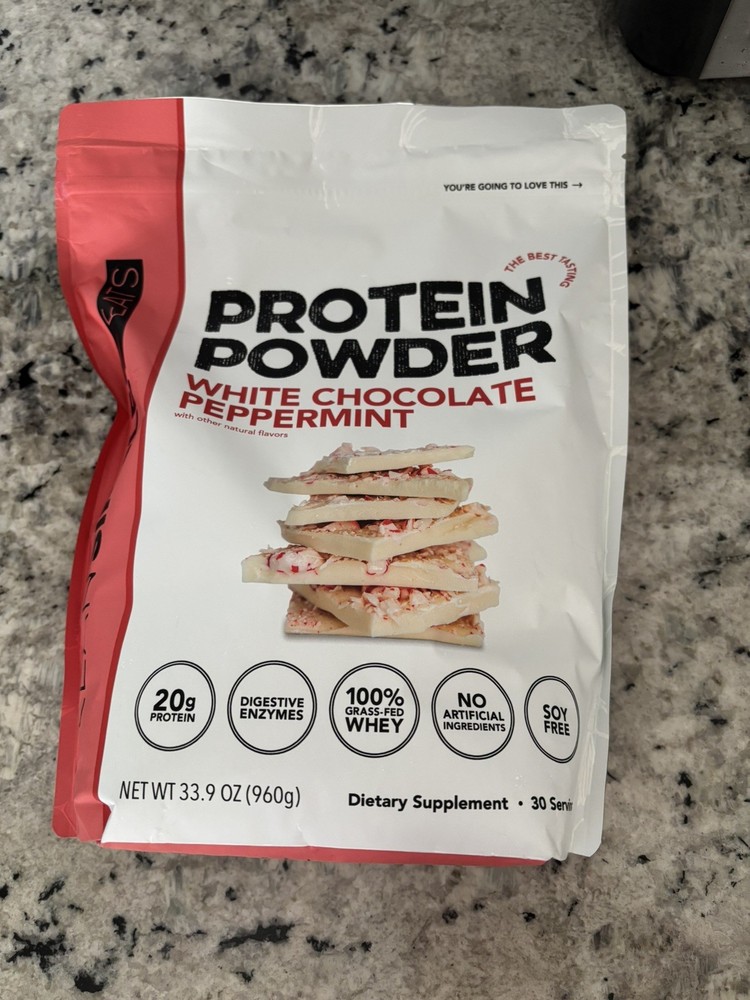 ❄️EXP 11/2026 Clean Simple Eats Whey Protein Powder, White Chocolate Peppermint