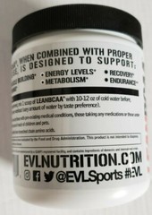 Evlution Nutrition LeanBCAA – Stimulant Free – Watermelon – 30 Servs – Ex 9/2024