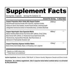 Gaspari Nutrition PlasmaJet, Legendary N.O. Nitric Oxide Maximizer, Increased Le