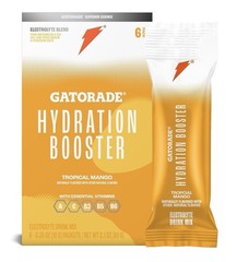 Gatorade Hydration Booster Tropical Mango Electrolyte Drink Mix, 6 Packets