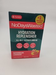 Hydration Replenishment w/ Immune Support. Watermelon Lemonade Drink Mix.