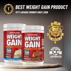 All Natural Weight Gain Drink Mix – Gluten Free, Delicious Taste, 1600 Calories