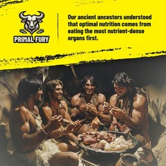 Grass Fed Beef Organ Supplement for Men – Male Optimization Pills – 90 Count