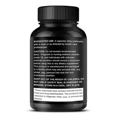Testosterones Booster for Men High Strength Support Test Boost 120 Capsules