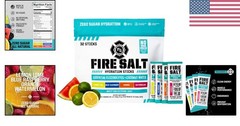 Sugar-Free Fire Salt Hydration Sticks – 32 Count Variety Flavors for Active Life