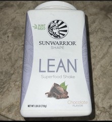 Sunwarrior Vegan Protein Superfood Shake Meal Replacement Organic, 1.59 lb