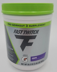 LOT OF 2 Fast Twitch Gatorade Pre Workout Powder Supplement Grape 16.2 oz 6-25