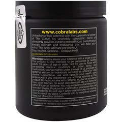 Cobra Labs The Curse Pre Workout Lemon Rush 0 55 lbs 250 g GMP Quality Assured
