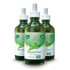 SweetLeaf SteviaClear Sweet Drops – Natural Stevia Liquid 4 Fl Oz (Pack of 3)