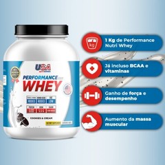 PERFORMANCE NUTRI WHEY PROTEIN – FÓRMULA EXCLUSIVA COM VITAMINAS (1 KG)