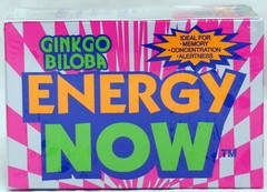 Ginkgo Biloba Energy Now Herbal Booster Supplements 24 packs 72 pills Memory