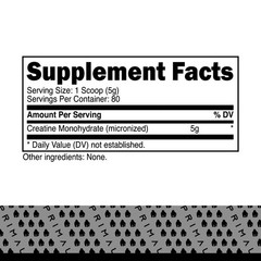 Primal Creatine Monohydrate Powder (400 Grams) (Unflavored) (5g per Serving)
