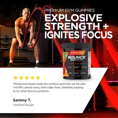Beast Mode Pre-Workout Gummies – Sour Series