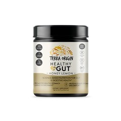 TERRA ORIGIN Healthy Gut Powder Honey Lemon | 30-Servings with L-Glutamine, Z…