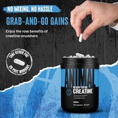 Animal Micronized Creatine Monohydrate Capsules – 300 Caps, 2500mg per Servin…