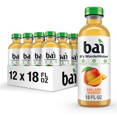 Bai Antioxidant Infused Water Beverage, Malawi Mango, with Vitamin C and No A…