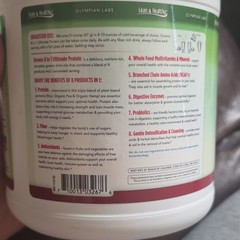 Olympian Labs Greens 8 in 1 Ultimate Protein Powder Blueberry Vegan Non-GMO