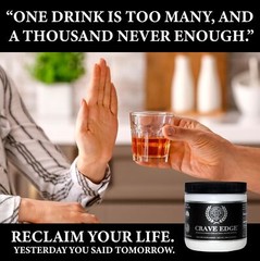 Crave Edge Alcohol Craving Support | Physician-Formulated | Anti Alcohol Repl…