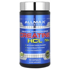 Creatine HCL, 750 mg, 90 Capsules